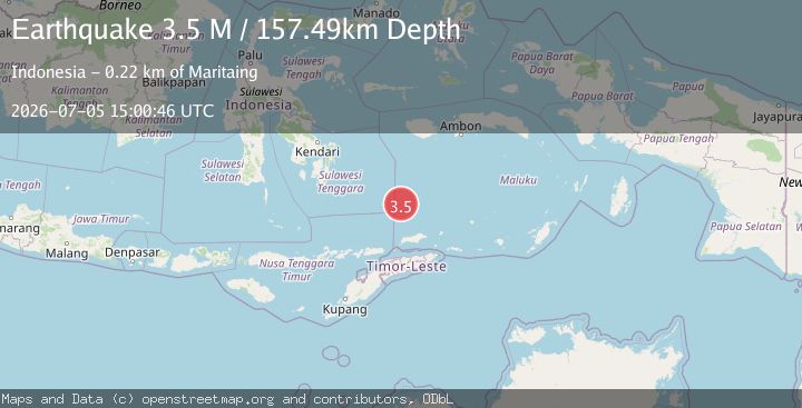 Map of Banda Sea