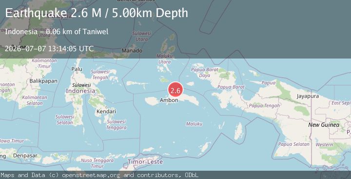 Map of Ceram Sea