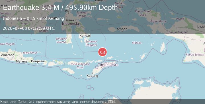 Map of Banda Sea