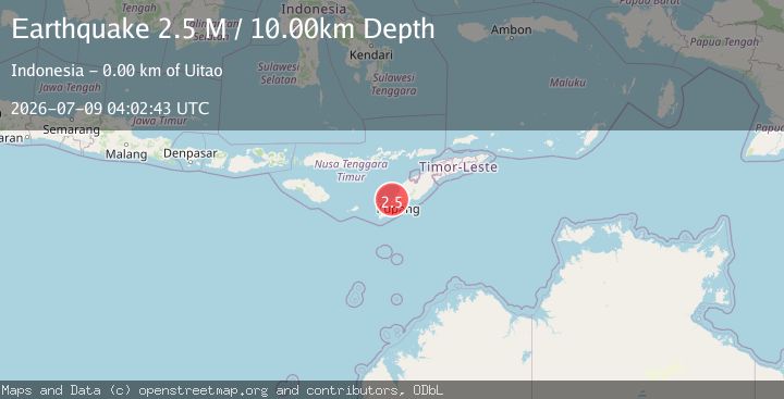 Map of Timor Region