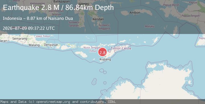 Map of Timor Region