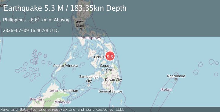 Map of Leyte, Philippines