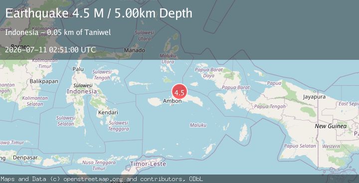 Map of Ceram Sea