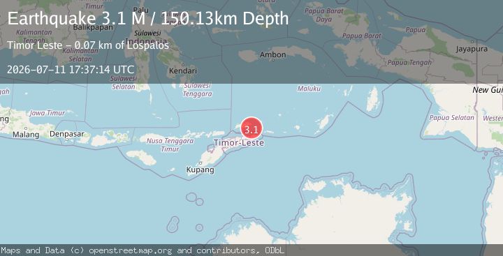 Map of Banda Sea