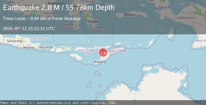 Map of Timor Region