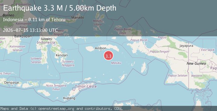Map of Banda Sea