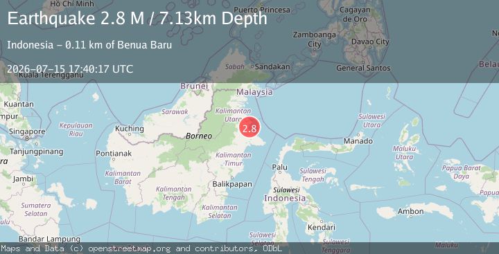 Map of Borneo