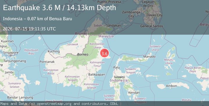 Map of Borneo