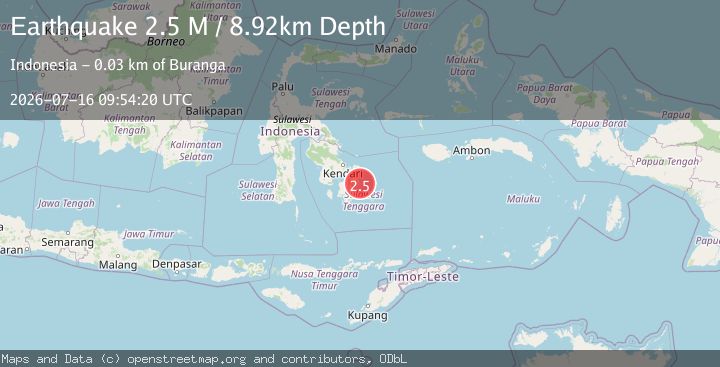 Map of Banda Sea