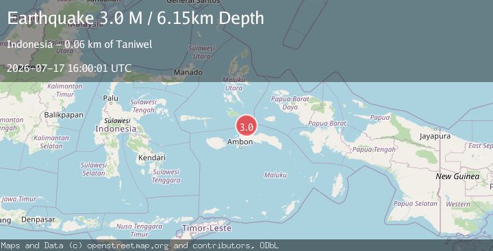 Map of Ceram Sea