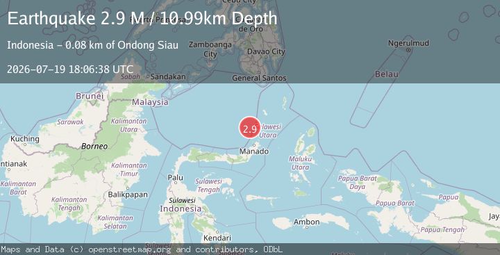 Map of Celebes Sea
