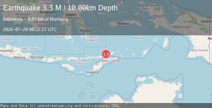Map of Banda Sea