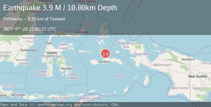 Map of Ceram Sea