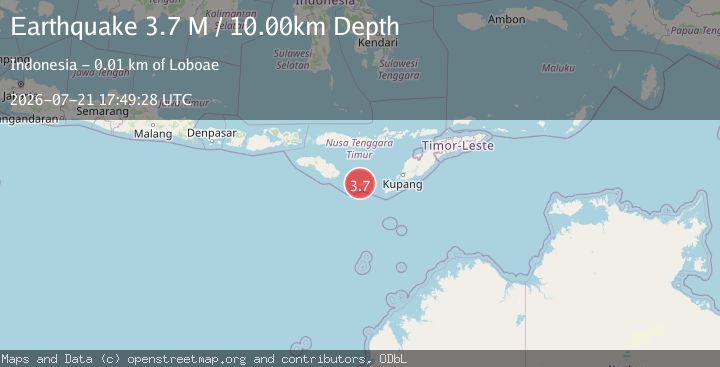 Map of Savu Sea