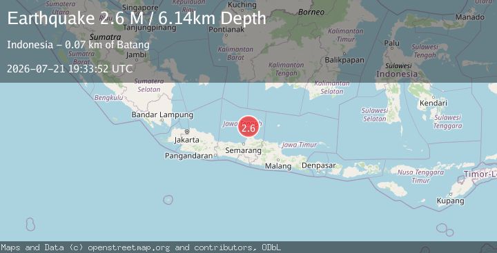 Map of Java Sea