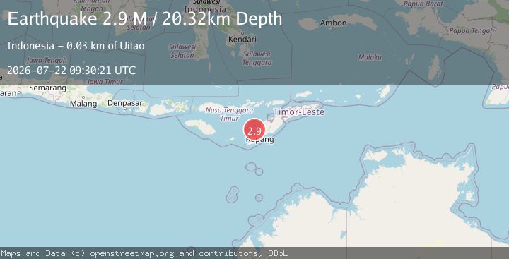 Map of Timor Region