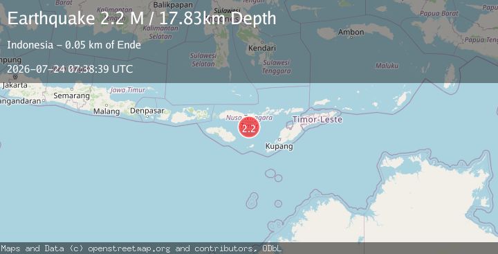Map of Savu Sea