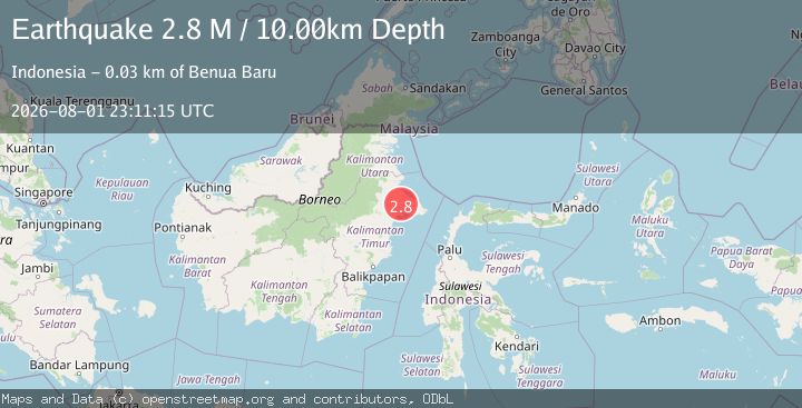 Map of Borneo