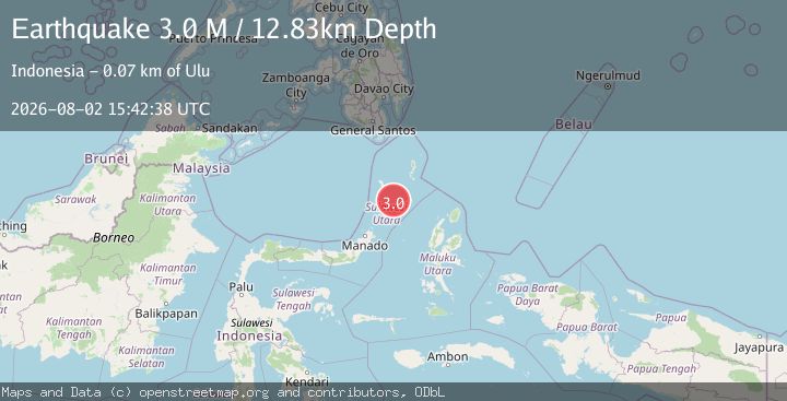 Map of Northern Molucca Sea