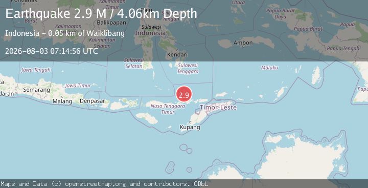 Map of Banda Sea