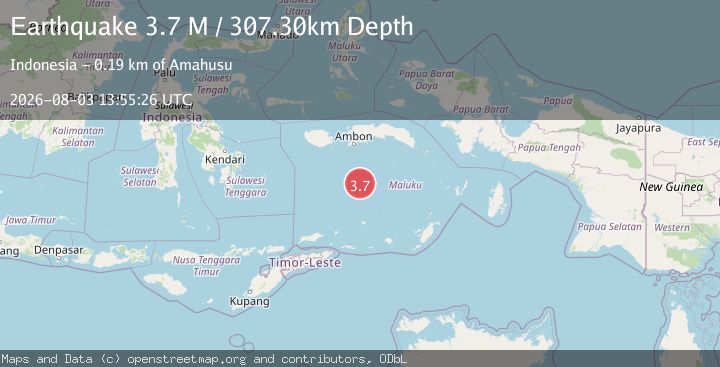 Map of Banda Sea