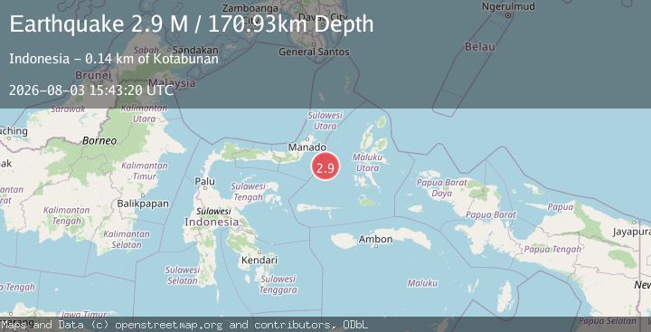 Map of Northern Molucca Sea
