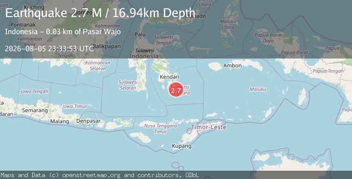 Map of Banda Sea