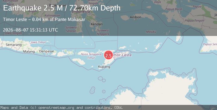 Map of Timor Region