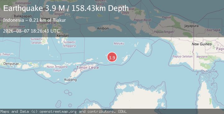 Map of Banda Sea