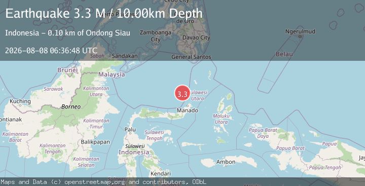 Map of Celebes Sea