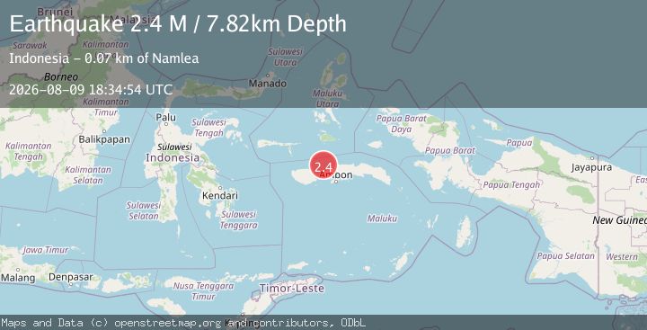 Map of Ceram Sea
