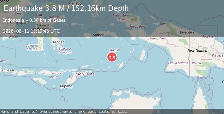 Map of Banda Sea