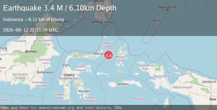 Map of Northern Molucca Sea