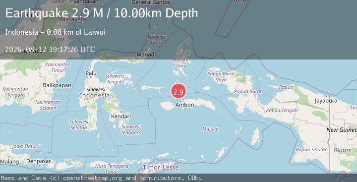 Map of Ceram Sea