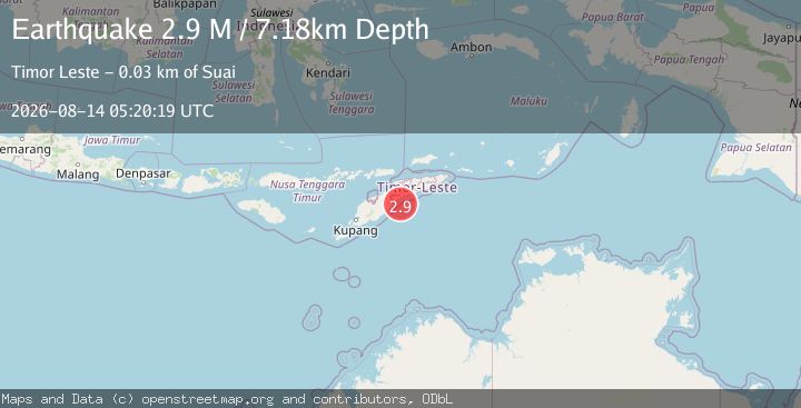 Map of Timor Region