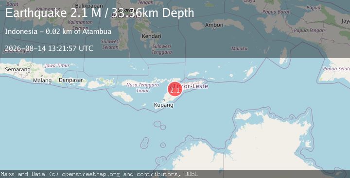 Map of Timor Region