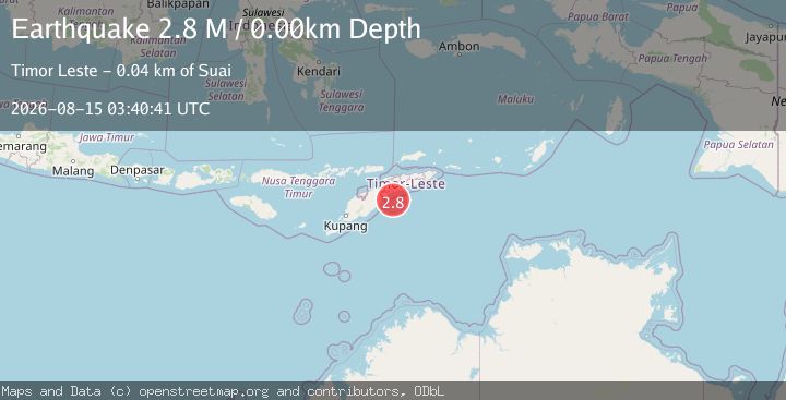 Map of Timor Region