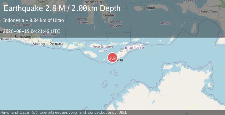 Map of Timor Region