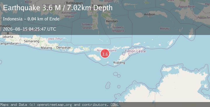 Map of Savu Sea