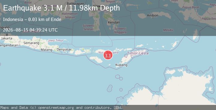 Map of Savu Sea