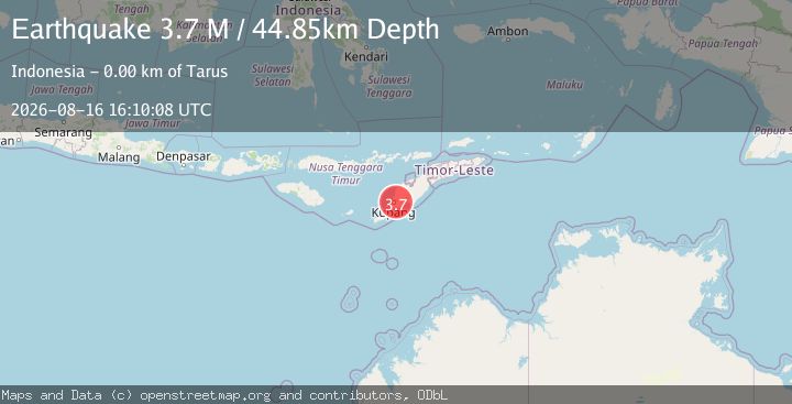 Map of Timor Region