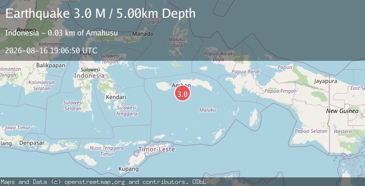 Map of Banda Sea