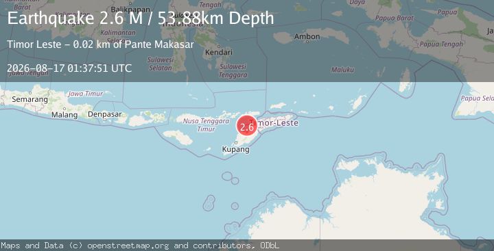 Map of Timor Region