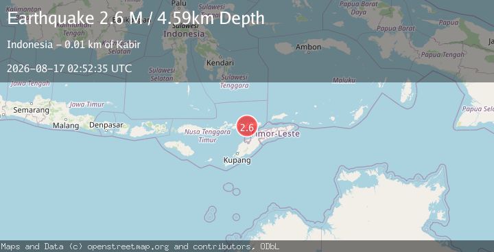 Map of Timor Region