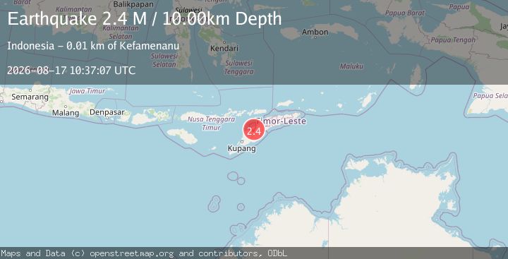 Map of Timor Region
