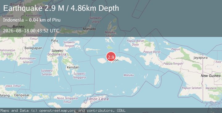 Map of Ceram Sea
