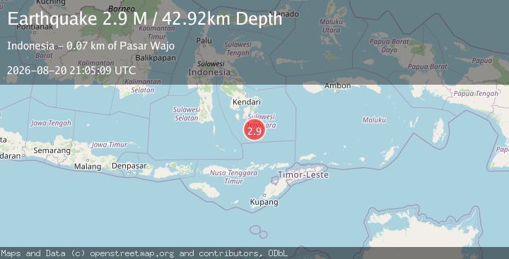 Map of Banda Sea