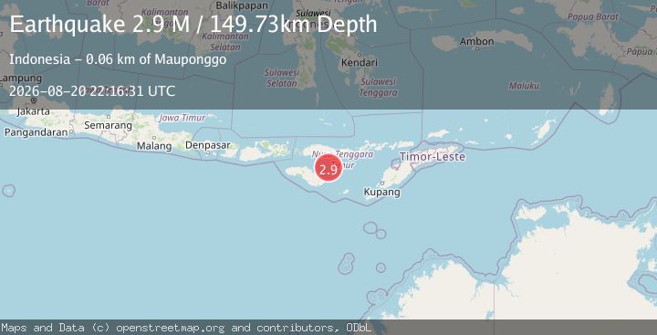Map of Savu Sea