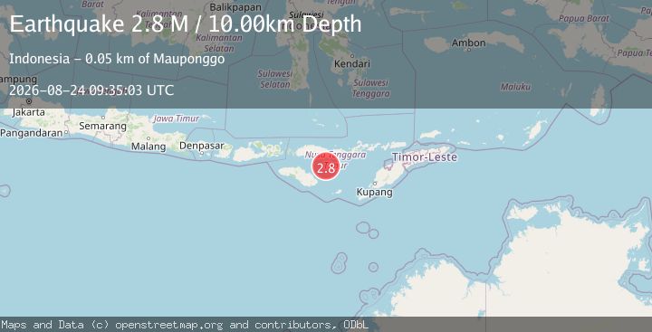 Map of Savu Sea