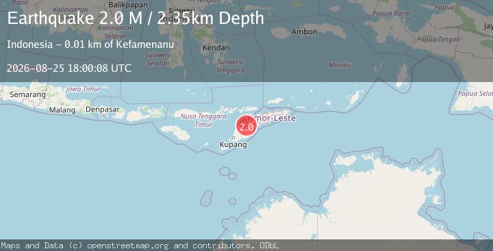 Map of Timor Region